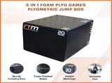 3 IN 1 Foam Plyo Games Plyometric Jump Box V63-834131