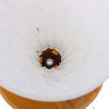 Pour Over Coffee Dripper Heat Proof Portable Ceramic Immersion Dripper for Manual Brew Maker Yellow V1294-YM0901-3118250197912