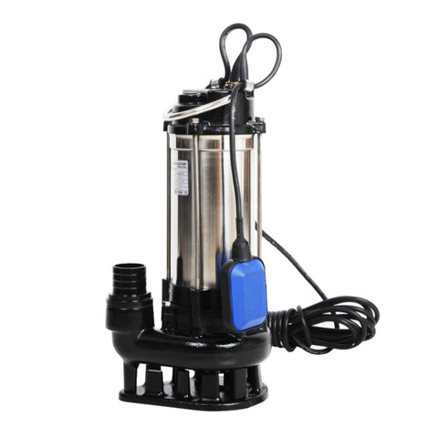 Giantz 2000W Submersible Dirty Water Pump Bore Tank Well Steel Automatic PUMP-SUBM-28-BK