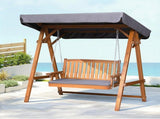 Gardeon Swing Chair Wooden Garden Bench Canopy 2 Seater Outdoor Furniture ODF-GSC-W2S-TK-AB