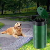VEVOR Dog Poop Trash Can 11.5 Gallons Weather-Resistant Dog Waste Bin with Lid V952-GFBZLJTDXG11KSH3LV0