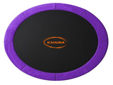 Kahuna 8ft Replacement Trampoline Safety Pad Cover and Jumping Spring Mat - Purple KAH-PDMAT-08-PU