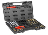 49-Piece Thread Chaser Set, UNC UNF and Metric Thread Restorer Tool, Rethreading Tool Kit with 22 V952-LWCXTZGYZ49PKBLRIV0