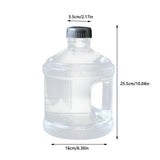 3L Large Capacity Water Bottle,Clear Portable Jug with Handle and Screw Cap,Leakproof Reusable V1369-AZ3-W-14636