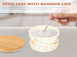 Portable Ceramic Canister with Cover for Coffee Storage and Kitchen Organization V1370-AZ4-09704