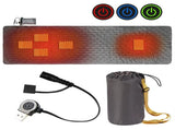 Heated Sleeping Bag Pad 5 Heating Zone 3-Level Temperature USB Power Warm Mat V1308-DSZKI-810
