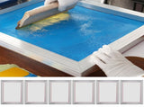 Screen Kit, 6 Pieces Aluminum Silk Screen Frames, 25.4 x 35.6 cm Silk Screen V952-SYKJD61101014X54UV0