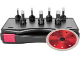 Diamond Bits 7PCS Diamond Hole Saw 6/6/8/8/10/12/14mm Tile Hole Saw Kit Vacuum Brazed Diamond V952-JTQHJGSKZTJ76YD1YV0