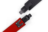 Professional Powerlifting Belt for Squat Deadlift-Red M V1308-DSZKI-358-2