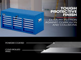 BULLET 9 Drawer Tool Box Chest, Organiser Mechanic Garage Storage Toolbox Set - Blue V219-TOLCHTBU19BA