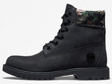 Timberland Womens Heritage 6 Inch Waterproof Winter Leather Boot - Black V563-TB-0A2M7R-001-US8