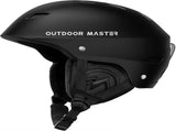 OutdoorMaster Kelvin Ski Helmet - with ASTM Certified Safety, 9 Options - for Men, Women & XFOM-SKIHELMET-WHITEL-CN