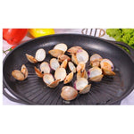 SOGA Portable Korea BBQ Butane Gas Stove Stone Grill Pot Non Stick Coated Round Plate STONEBBQPLATEPOT