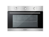 Devanti 60cm Electric Built In Wall Oven Stainless Steel 70L Silver BIO-C-5F-M7B-SS
