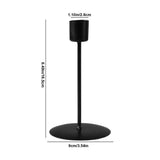 Candlestick Holder,Taper Candle Holders Set of 3,Black Metal Candle Holders for Centerpiece Dinner V1192-AZ-W-29486
