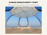 Pop Up Screen House Tent 3x3m, 6-8 Person 220cm Tall Mosquito Net Tent,Spacious 3.8m dome fits 6-8 V1337-TN-1WJN-W0M5