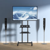 VEVOR Mobile TV Stand, Mobile TV Cart for 32 to 70 inch TVs, Height Adjustable Portable TV Stand V952-LDDSZJKYDLY8557PTV0