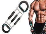 Twister Arm Trainer Adjustable Twister Arm Chest Exerciser With 3 Springs - Blue V1308-DSZKI-122-2