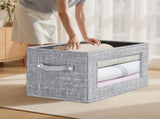 Wzzjkit Clothes Storage Bins, Foldable Storage Bin for Clothes, Clothing Storage Bins with Lid, V1189-LWWAL-20260325-01444