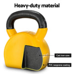 Everfit 20kg Kettlebell Set Weightlifting Bench Dumbbells Kettle Bell Gym Home FIT-K-KB-20KG-YE