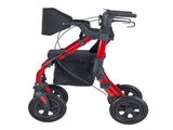 2-in-1 Rollator Walker & Transport Chair for Seniors, Foldable Rolling Walker Wheelchair, V952-EHYZXQHSLHJ1ZK7KY001V0