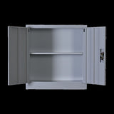 Two-Door Shelf Office Gym Filing Storage Locker Cabinet Safe V63-774205