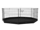 Dog Playpen, 8 Pcs 30"H x 24"W Panels Foldable Metal Pet Exercise, Dog Fence Indoor and Outdoor V952-XSYDCWWLXTSD48O5RV0