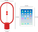 Red Magnetic Balance LED Table Lamp USB-Powered, Dimmable Eye-Care Light with Award-Winning Design V1107-MAGNETIC BALANCE LED TABLE LAMP1