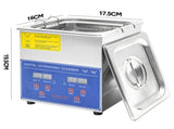 2L Ultrasonic Cleaner Lab-Grade Stainless Steel Ultrasonic Cleaning Machine Digital Heating Timer V985-DIGITALULTRASONIC