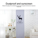 Vertical Cabinet Air Conditioning Dust Cover - All-Inclusive Fabric - Dark Grid Bear - 170X50X30Cm PRL-7029377230DBT
