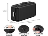 3-Layer Fireproof & Waterproof File Organizer Box with Security Lock - EVA V888-ELOSUNG42916