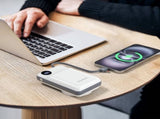 CHOETECH B696-WH 20000mAh 22.5W USB-A USB-C x 2 MagLeap Wireless Charge Power Bank White V28-ELECHOB696WH