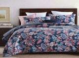 100% Cotton Lightly Quilted Coverlet Set Bornean Queen 230 x 250 cm V442-STT-COVERLET-BORNEAN-BLUE-QS