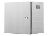 Steel Electrical Box, 40x30x25 cm, 304 Stainless Steel Electrical Enclosure Box, Wall-Mounted V952-BXGDQX16X12XBMZY8V0