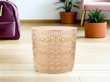 Small Wastebasket for Bathroom, Bedroom, Office Compact and Stylish Daily Use Trash Can V1192-AZ-W-24204