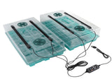 Plant Starter Tray Propagator Plant Greenhouse Grow Kit with 4 Tube Grow Light USB Connector Plant V1294-YM0901-3111250028711