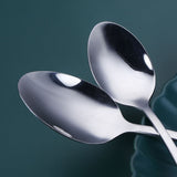 Teaspoons Set of 12, 6.7 inches Food-Grade Stainless Steel Teaspoons, Dessert Spoons, Mirror V1369-AZ3-W-16329