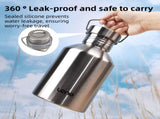 2L Large Capacity Outdoor Sports Adventure Water Bottle - Food-Grade 304 Stainless Steel with V888-ELOSUNG45214-1