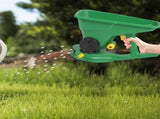 Hand Spreader Shaker, Handheld Spreader for Grass Seed, Fertilizer & Earth Food, Salt, Ice and V1192-AZ-W-9779