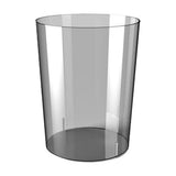 Small Trash Can, Plastic Wastebasket, Clear Round Plastic Waste Baskets, for Bathroom, Bedroom, V1366-AZ2-W-12832