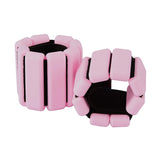 2-Piece Ankle & Wrist Weights 2kg Pair Adjustable Workout Bangles V63-952781