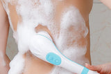 Rechargeable Body Brush Kit with Long Handle -Blue V1263-JX-6504-1