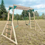 Lifespan Kids Daintree 2-in-1 Monkey Bars & Swing Set V420-LKMB-DAIN-SET