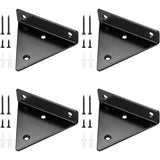 Floating shelf brackets, invisible triangular edges. V1237-ZY-203-3895