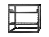 12U Open Frame Network Rack, 585 mm Depth, Wall Mounted or Floor Standing Server Rack, Heavy Duty 4 V952-KFSJJHS12UW2JXGBZ001V0