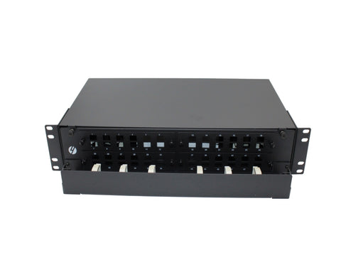 4C 2RU Fibre Optic Patch Panel Rack Mount, Unloaded 48SC / 96LC FOBOT ...