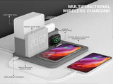 3-in-1 Wireless Charging Station with Alarm Clock V1263-JX-5005