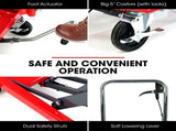 T-REX 300KG Hydraulic High Lift Double Scissor Trolley, 1.3M Max Platform Hgt, Heavy-Duty, for V219-VHWLFCTRH3HA