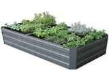 Large Garden Bed 180 x 90 x 45cm Slate Grey V178-68935