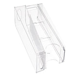 Double Layer Soda Can Organizer Automatic Rolling Transparent Beverage Can Storage Organizer for V1294-YM0626-3118220339411